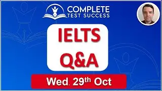 Вопросы и ответы по IELTS в прямом эфире с Ларом Райаном