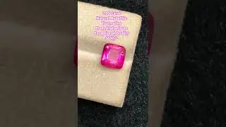 Natural Rubellite Tourmaline from Afghanistan 2.85 Carat Exceptional Quality Stone #Rubellite