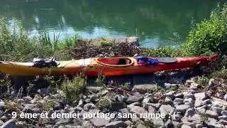 Kayak trekking on the Rhone part 2 - 2016