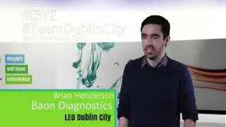 Brian Henderson of Baon Diagnostics #TeamDublinCity