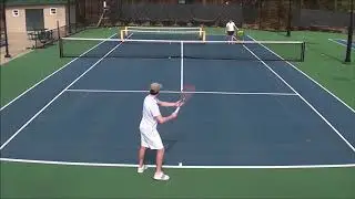 KJ's Tennis Lessons- Drill for Depth & Spin