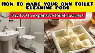 Homemade Toilet Pods Recipe | Deep Clean Bathroom Instantly| DIY Toilet Cleaning Pods| Toilet Pods