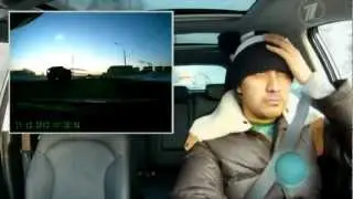 As Russians react to a meteorite