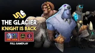 THE GLACIER KNIGHT IS BACK ❄️🐴🛡️ 6 GLACIER 6 KNIGHT | BERSERKER CARRY ⭐ AUTOCHESS #62 ♟️