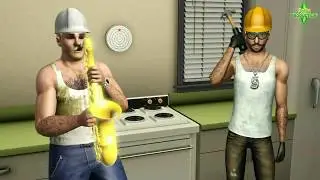 When mom isn't home | Прикол №4 | The Sims Machinima
