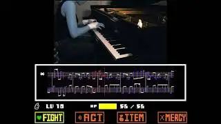 Battle Against a True Hero | Undyne the Undying | Piano Solo + Sheets | Arranged by Hsiyun