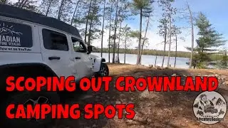 SCOPING OUT&nbsp;Crownland for&nbsp;Easter&nbsp;&nbsp;Weekend&nbsp;Camping #offgridlovers
