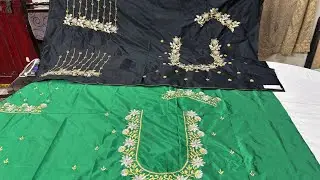 Computer Embroidery Work Blouses 🪡👘#saree #embroidery #computerembroidery #blousestitching #blouse 