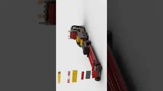 Lego 60183 Тяжелый грузовой транспорт, вращающийся в 3D #lego #retrockube #Тяжелый грузовой транс...