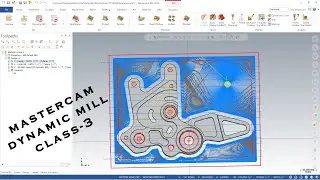 Mastercam's Dynamic Milling Cuts |outer roughing | Vmc matching | Mastercam tool path|