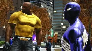 Spider-Man and Luke Cage save Harlem from a gang war - Spider-Man: Web of Shadows (Xbox 360)