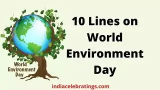 World environment day essay in 10 line / essay in english / 10 line essay