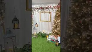 Christmas Photo Booth idea at home