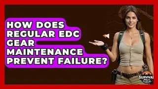 How Does Regular EDC Gear Maintenance Prevent Failure? - Survival Skills for Everyone