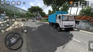 DRIVE TRUCK IN BUSSID GAME REALISTIC VIEW