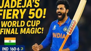 🔥 Ravindra Jadeja&rsquo;s Fiery 50 | India vs South Africa | T20 World Cup Final 2024 Highlights 🏏