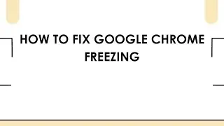 Как исправить зависание Google Chrome