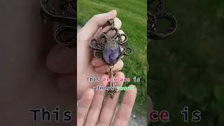 Vintage Handmade Jewelry Necklace #steampunk #fantasy #fairy