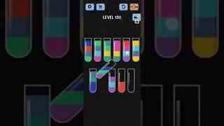 Water Color Sort Level 130 WalkThrough Solution Gameplay