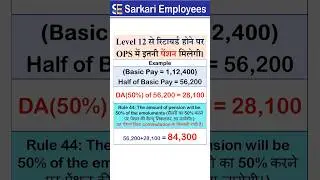 Level 12 Pension after Retirement #shorts #pension #retirementplan