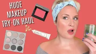 HUGE MAKEUP TRY-ON HAUL | COLOURPOP | VIEVE | VICTORIA BECKHAM | CHARLOTTE TILBURY