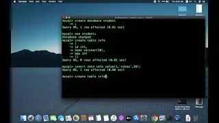 S2 E1 - Inserting Data into Tables