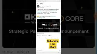 OKX Wallet Users are Now Supported On Core