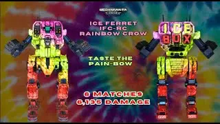 MWO: Ice Ferret IFC-RC Rainbow Crow - 6,135 damage in 6 matches & 14 kills — Taste the Pain-Bow