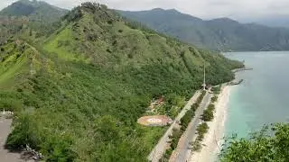 View from the Christ statue in Dili East Timor