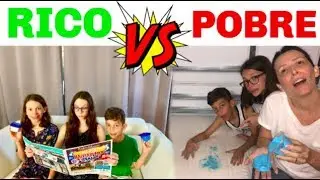 RICO VS POBRE COMPRANDO NA LOJINHA DE SLIME FAMILY FUN 5 #3
