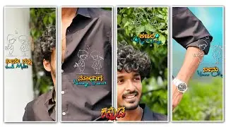 🤩🥰💞NEW TRENDING BOYS VIDEO EDITING IN ALIGHT MOTION KANNADA LOVE LYRIC INSTAGRAM TRENDING VIDEO🤩😍😇