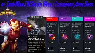 4* Iron Man IW Solo's Week 3 Legendary Apocalypse Boss | Jounas MCOC