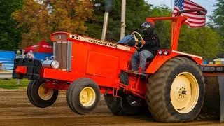 Tractor Pulling 2025! King Of The Hill Farm Stock Tractors. Tipton fall pull. Indiana Pulling League