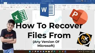 How to Recover files From Microsoft PowerPoint, Microsoft Word, Microsoft Excel no App Download