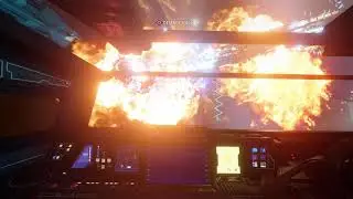 Star Wars Squadrons: MC75 - Power System headshot with shields up