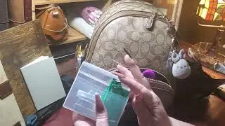 coach backpack. work edition.