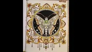 Summer Night Coloring ~ flourishes