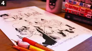 Drawing Characters on my Manga Page