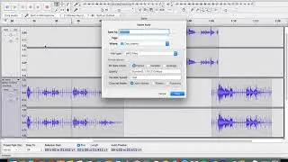 Installing the LAME Library and Exporting MP3s in Audacity