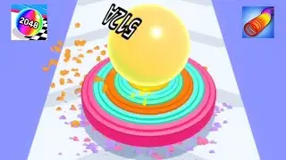 2048 | Ball Run 2048 vs Circle to Circle (Level Up Circles, Twisty Run, Rolling Stack) #cutiepie22yt