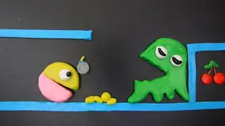 PAC-MAN take revenge #2 (Pacman kill Ghost) | stop motion