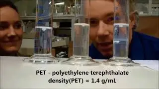 Microplastics - when do they float, and when do they sink?