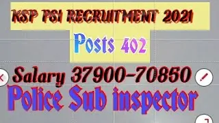 KSP PSI Recruitment 2021.job job for all.