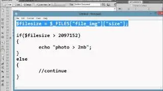 php 2 how to check or validating the image when upload