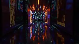 neon tunnel with cyberpunk vibes. #cyberpunk #neon #futuristic #scifi #aesthetic