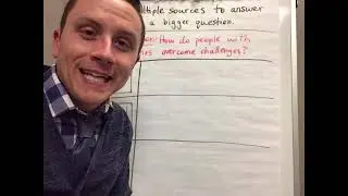 Use multiple sources to answer a bigger question