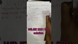 WBJEE 2021 physics problem solution