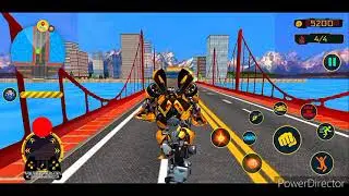 Flying Helicopter Robot Car Transform (Andro Action Game Studio) Android Gameplay #Bumblebee