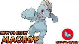 How To Draw Machop From Pokemon | Drawing Animals