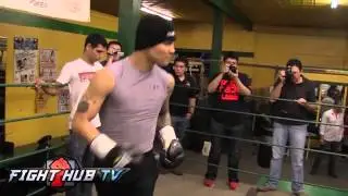 Julio Cesar Chavez Jr. vs Brian Vera 2- Vera workout highlights